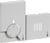 FUGA afdækning for termostat, lysegrå 530D5201 miniature