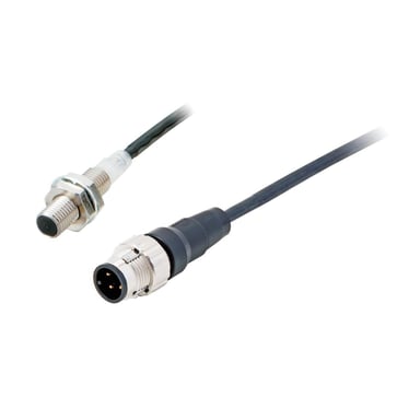 Proximity sensor inductivem8 shielded 2mm DC 2-wire NO 0.3m pigtail PUR with Junction Connectorm12 E2ER-X2D1-M1TGJ 0.3M 674787