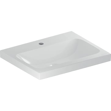Geberit iCon Light hand rinse basin 600 x 480 mm, white porcelain KeraTect 501.834.00.6