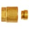 SO00021-08-1/2 messing-møtrik med klemring 8 mm x ½'' 2460210185 miniature