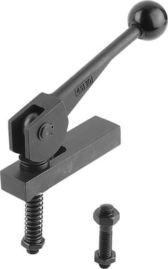 [4059245030774] CAM CLAMP WITH CENTRE CLAMPING D: M10 CARBON STEEL, COMP: CARBON STEEL K0011.10