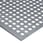 Perforeret plade firkantet 2000x1000x2,0 mm 9,5 mm hul 409-013; luftprocent 51%  miniature