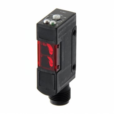 Fotoaftaster, retroreflekterende, 300 mm, DC, 3-leder, PNP, lodret, M12 plug-in E3S-R87 130360