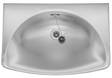 Intra Juvel ED1 stainless steel wash basin wall hung ED1