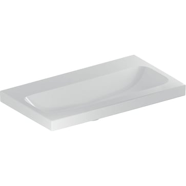 Geberit iCon Light hand rinse basin 750 x 420 mm, white porcelain KeraTect 501.842.00.8