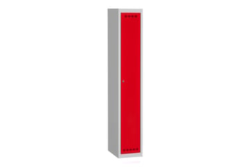 WFI garderobeskab basissektion rød 1800x300 mm 4-960-5
