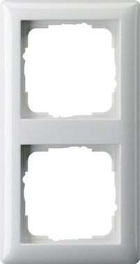 2-modul-ramme Standard 55 hvid blank 021203