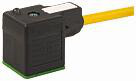 MSUD Valve plug FORM A 18mm PUR 4X0.75 yellow 5m 7000-18111-0270500