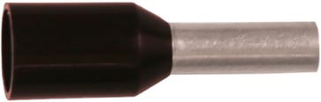 Isoleret ABIKO terminalrør KA1,5-10ETD, 1,5mm² L10, Sort 7298-022600
