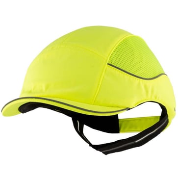 Bump Cap Air+ yellow hiviz short visor AIRC05V03