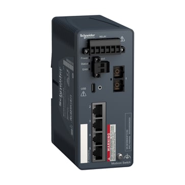 Modicon Ethernet Managed Switch 4TX/1FX-SM MCSESM053F1CS0