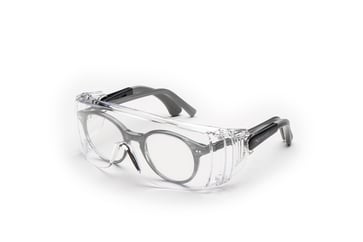 Univet Glasses 519 clear can be worn over prescription glasses 519.00.00.11