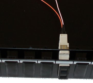 Fiberbox  6 X LC duplex (12 fiber) singelmode inklusiv samleled 1HE sort FPCC1SXSM12LC2
