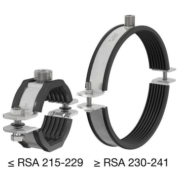 Rørbøjle RSA G½-M12 134-142 mm 54319