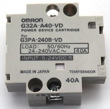 Udskiftning patron til G3PA-240B SSR, egnet til 'VD' versioner kun G32A-A40-VD DC5-24 BY OMZ 377393