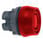 Harmony trykknapshoved i plast med rød silikonehætte og fjeder-retur for brug med skilteholdere ZB5AP4S miniature