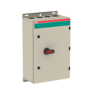Safety switch, 3-p. 400V AC23 200A, 110kW. Steel sheet enclosure. IP65, 1SCA022340R0770 1SCA022340R0770