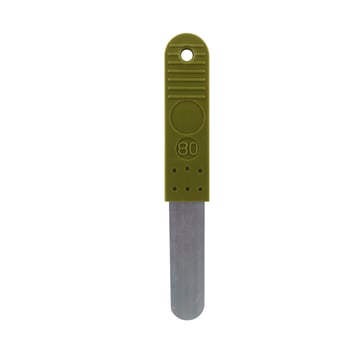Søgerblad 0,80 mm med plastik håndtag (oliven grøn) 10590080