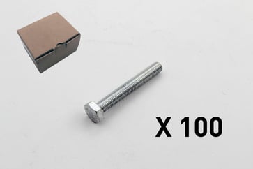 100 Hex cap screw, fully threaded, stainless steel 2209-0855Q1 2209-0855Q1
