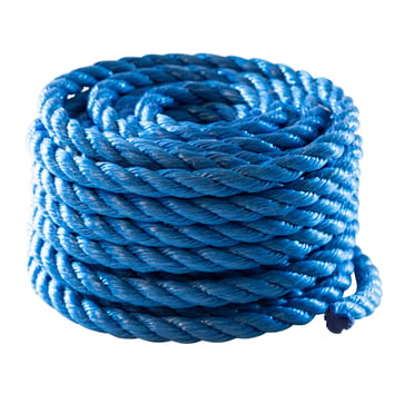 Mini-rulle, blå pp reb, 14 mm - 15 meter 426