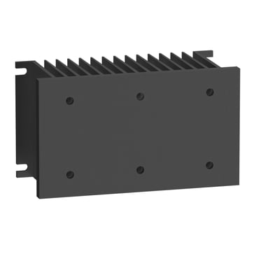 Køleplade til bundmontage for montering af SSP relæ 1,0°C/W SSRHP10