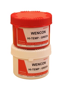 Wencon Hi-Temp, green (0,5kg) Two-component Epoxy temperature resistant (+300C) low viscosity 1060
