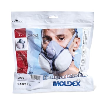 Moldex halvmaske 5230 01 A2P3 R D Compact Mask 523001