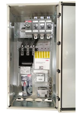 EMC safety switch, 3-p. 400V AC23 400A, 220kW. Steel sheet enclosure. IP65, 1SCA022513R8690 1SCA022513R8690