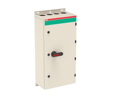 EMC safety switch, 3-p. 400V AC23 400A, 220kW. Steel sheet enclosure. IP65, 1SCA022513R7700 1SCA022513R7700