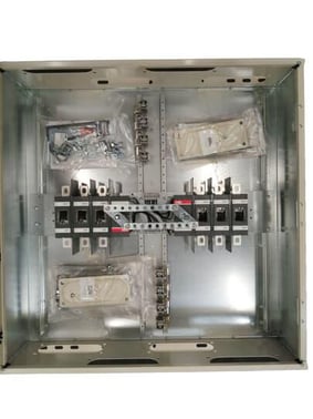 Safety switch, 6-p. 400V AC23 315A, 160kW. Steel sheet enclosure. IP65, 1SCA022512R9350 1SCA022512R9350