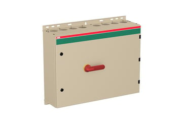 Safety switch, 6-p. 400V AC23 200A, 110kW. Steel sheet enclosure. IP65, 1SCA022512R9190 1SCA022512R9190