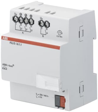 KNX Blæser-/ventilatorkonvektoraktuator, 6A, 1 kanal, MDRC 2CDG110163R0011