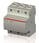 Limitor 63A, 2-polet for kortslutningsstrøm begrænser (selvudløsende) 400/690V AC, 54mm bred for S800, MS/MO325, MS/MO132 S802S-SCL63-SR 2CCS802901R0599 miniature