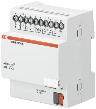 KNX persienneaktuator, 2-kanal, 230V AC, MDRC JRA/S2.230.1.1 2CDG110129R0011