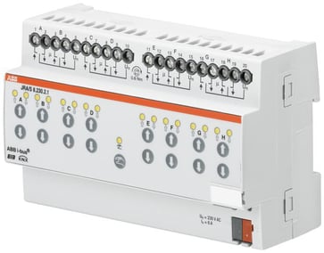 KNX persienneaktuator, 8-kanal, 230V AC, MDRC  JRA/S8.230.2.1 2CDG110122R0011