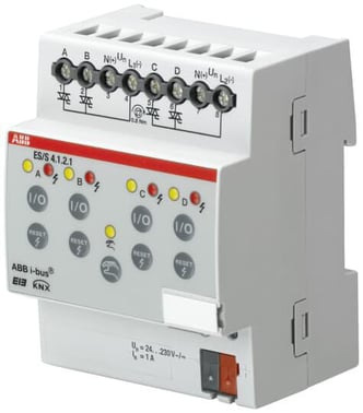 KNX elektronisk kontaktaktuator, 4-kanal, MDRC. ES/S4.1.2.1 2CDG110058R0011
