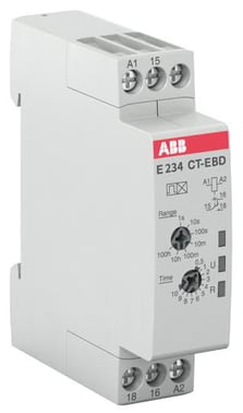 CT-EBD.12 Tidsrelæ 24-48VDC/24-240VAC 1SVR500150R0000