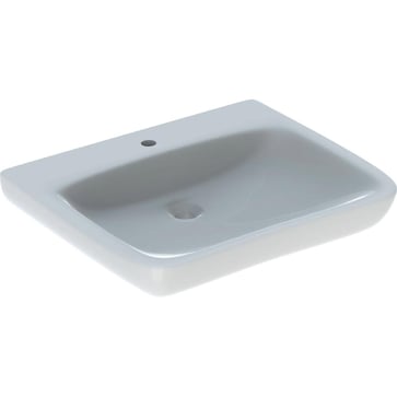 Geberit Renova Comfort wash basin 650 x 550 mm,  white procelain KeraTect 258567600