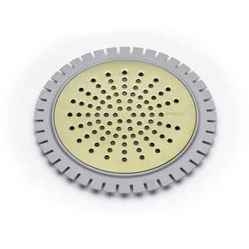 Purus grate for microcement Ø150 brass 153479-915