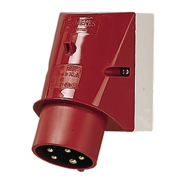 Wall mounted inlet, 32A5p6h400V, IP44 354