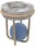 Sewer check valve 100 mm TH cylindrical 153971000 miniature