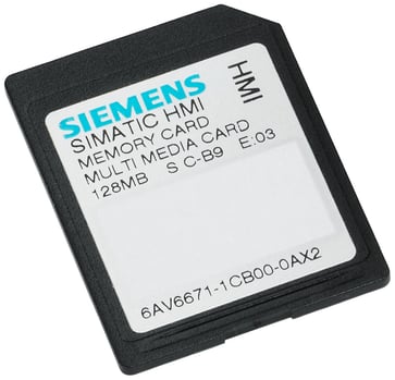 Simatic hmi mm memory card 128 mb 6AV6671-1CB00-0AX2 6AV6671-1CB00-0AX2