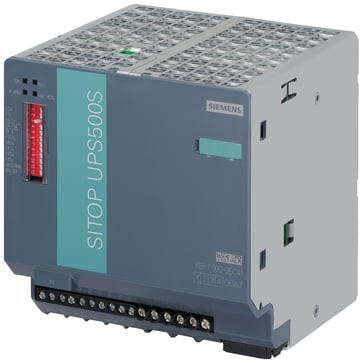 Uafbrydelig strømforsyning SITOP UPS500S 2,5 kW, 24 V DC / 15 A med USB 6EP1933-2EC41