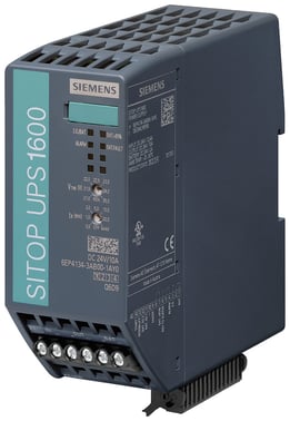 SITOP, uafbrudt strømforsyning DCUPS1600 24 V/10 A DC, USB 6EP4134-3AB00-1AY0
