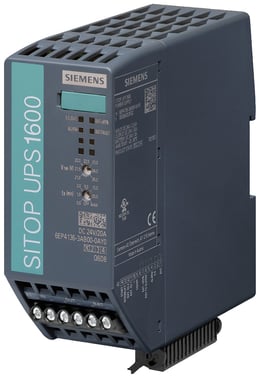 SITOP, uafbrudt strømforsyning DCUPS1600 24 V/20 A DC 6EP4136-3AB00-0AY0