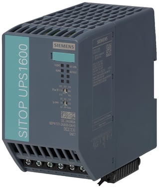 Uafbrydelig strømforsyning SITOP UPS1600, 24 V DC / 40 A. 6EP4137-3AB00-0AY0