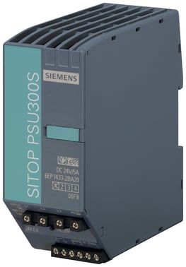 Strømforsyning SITOP PSU300S, 3-faset 24 V DC / 5 A. 6EP1433-2BA20