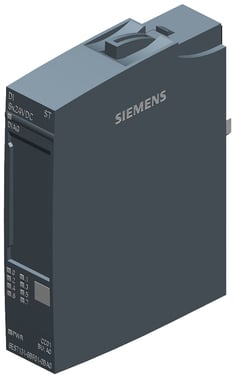 SIMATIC ET 200SP, Digital input modul, DI 8x 24V DC Basic, type 2 (IEC 61131), vask input, (PNP, P-aflæsning), Emballageenhed: 10 stykker, passer til BU-type 6ES7131-6BF01-2AA0