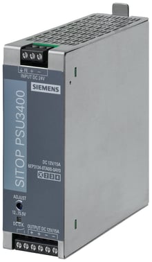Strømforsyning SITOP PSU3400, 24 V DC / 12 V DC / 15 A 6EP3124-0TA00-0AY0