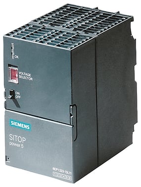 SIMATIC S7-300 med reguleret strømforsyning PS305-indgang: 24-110 V DC-udgang: 24 V DC / 2 A 6ES7305-1BA80-0AA0